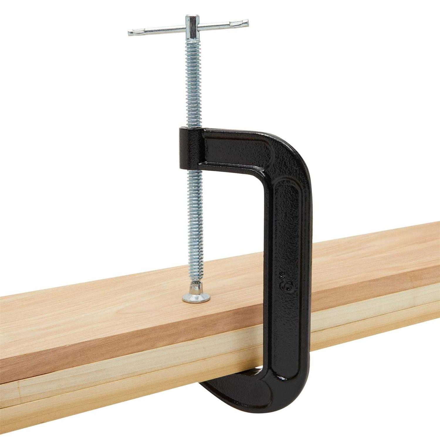 4 Pack Heavy Duty C Clamps Jaw Opening for Woodworking - Image 5