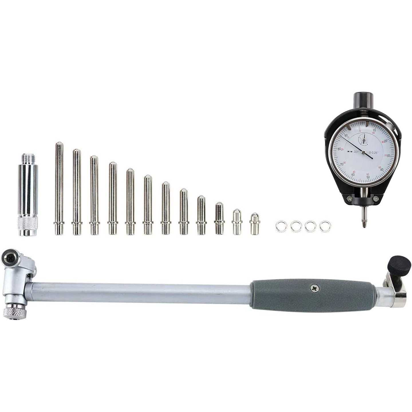 Yaetek 2 6 Bore Gauge 0.001 Deep Engine Hole Cylinder Measurement Gage Cylinder Dial Bore Indicator Gauge - Image 4