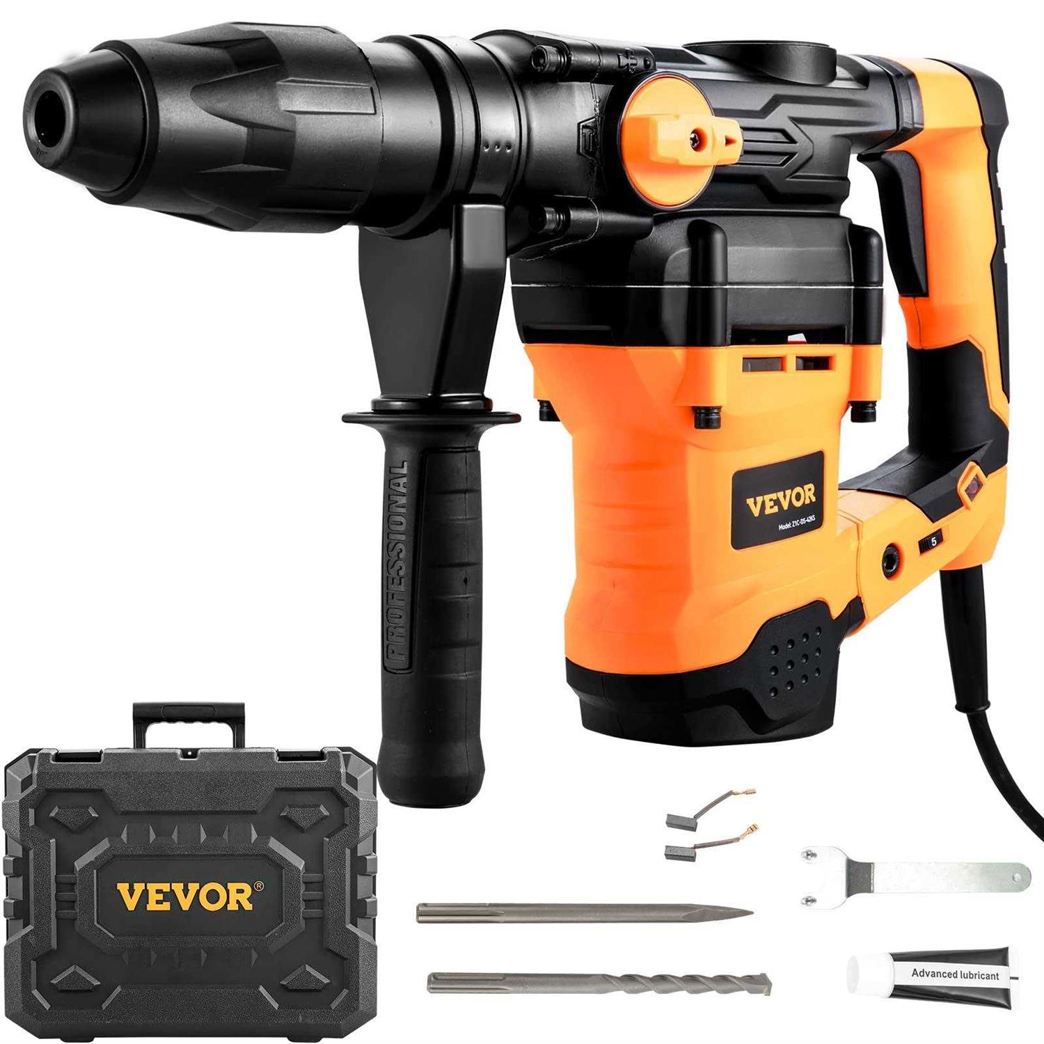 VEVOR 1-9/16 Inch SDS-Max Rotary Hammer Drill 13Amp Corded Drills - Image 4
