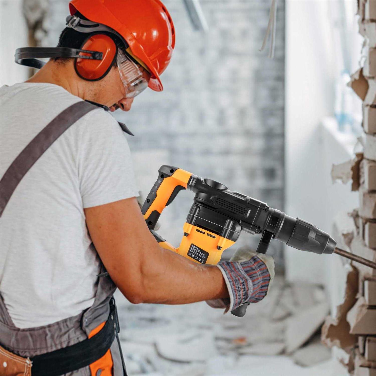 VEVOR 1-9/16 Inch SDS-Max Rotary Hammer Drill 13Amp Corded Drills - Image 5