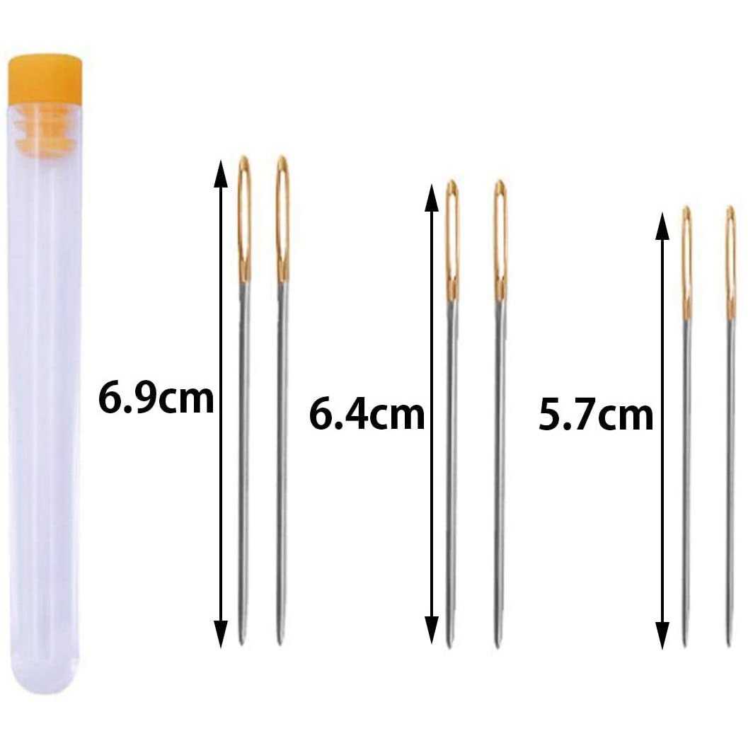 11 Pieces Bookbinding Kit Starter Tools Set Bone Folder Paper Creaser, Waxed Thread, Awl, Large-Eye Needles for DIY Bookbinding Crafts and Sewing - Image 4