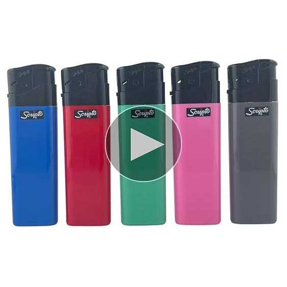 Scripto Electronic Lighters Full Size 5 Count - Image 3