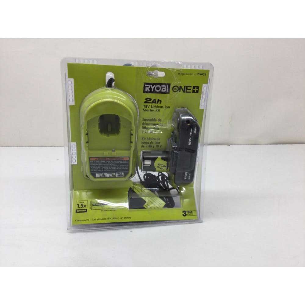 Ryobi ONE+ 18V Lithium-Ion 2.0 Ah Compact Battery and Charger Starter Kit PSK005 - Image 3