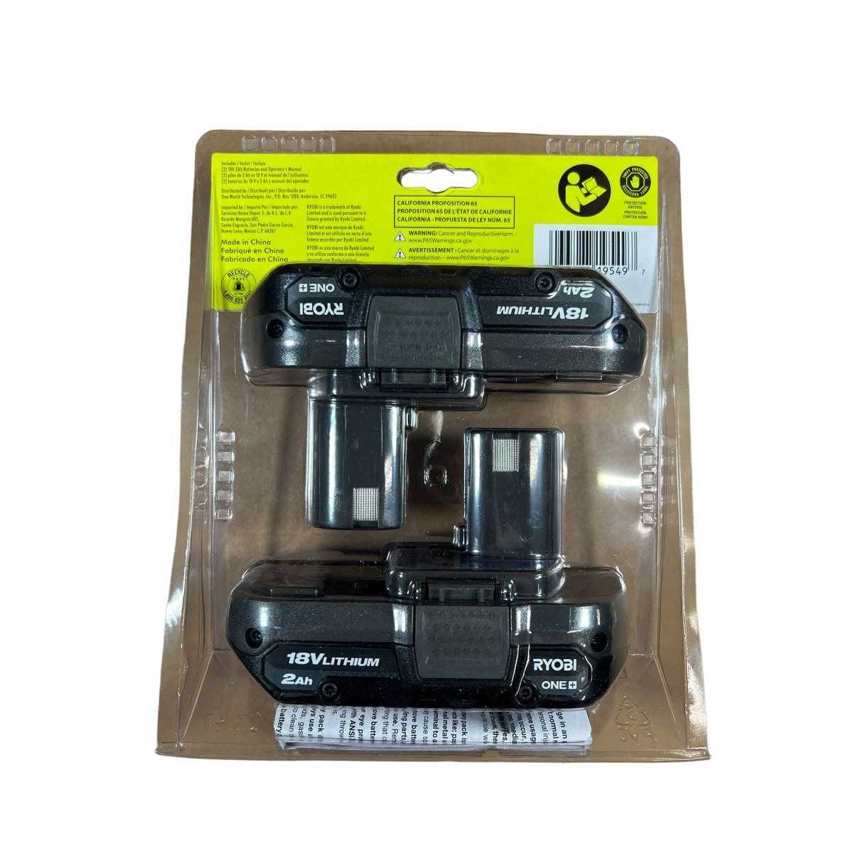 Ryobi ONE+ 18V Lithium-Ion 2.0 Ah Compact Battery - Image 5