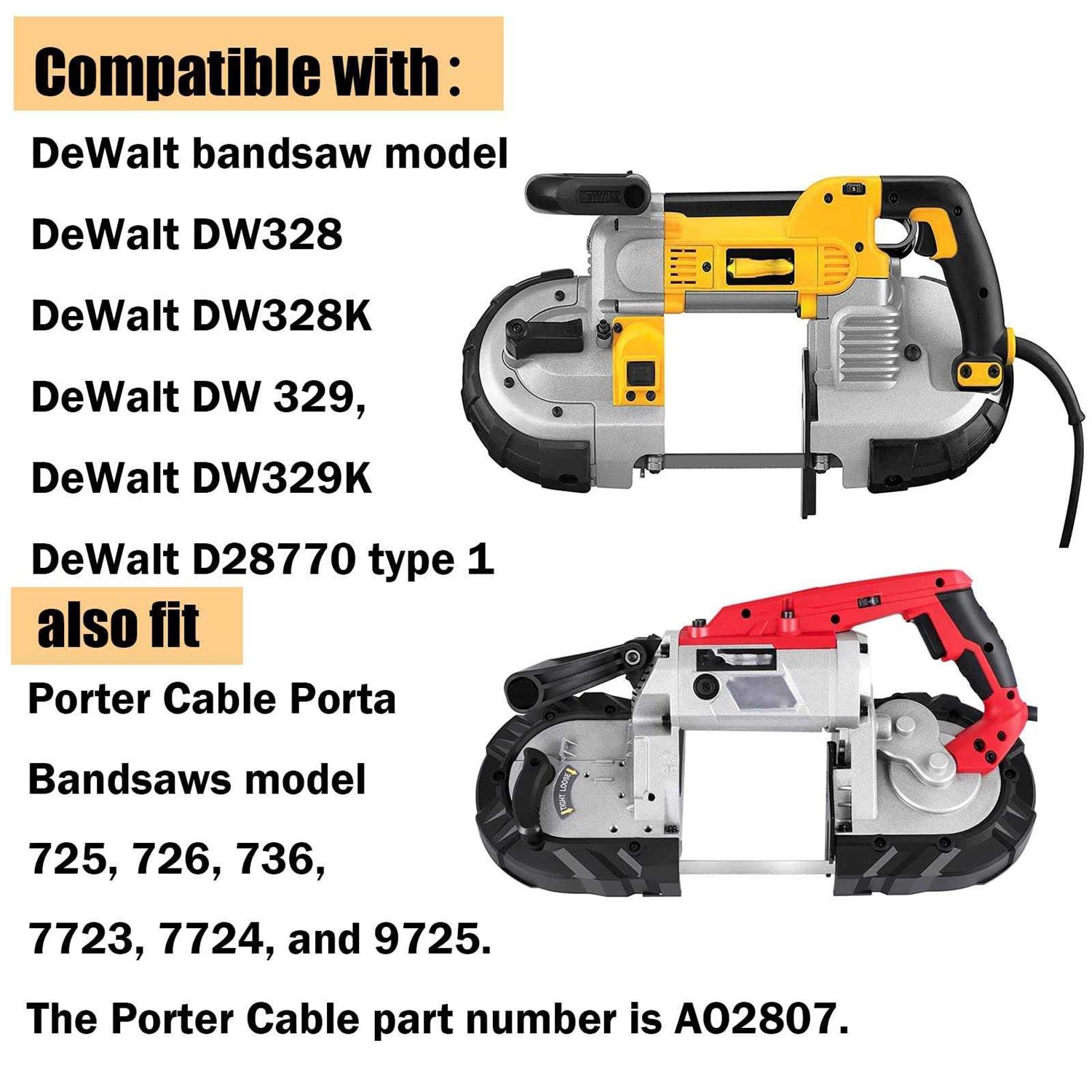 Replacement Milwaukee Pulley Tires 45-69-0010 for Milwaukee Bandsaws Blade AO2807 6238N 6230 6232-6 6225 6238-20 2729-20 - Image 4