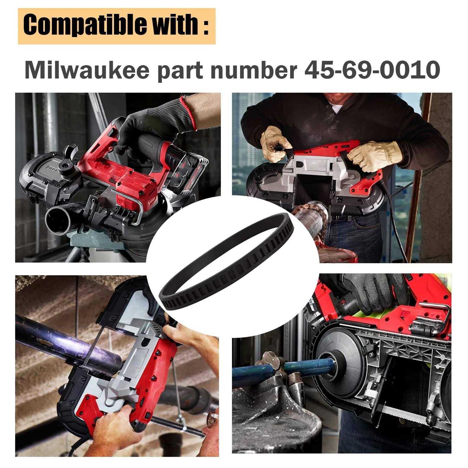 Replacement Milwaukee Pulley Tires 45-69-0010 for Milwaukee Bandsaws Blade AO2807 6238N 6230 6232-6 6225 6238-20 2729-20 - Image 5