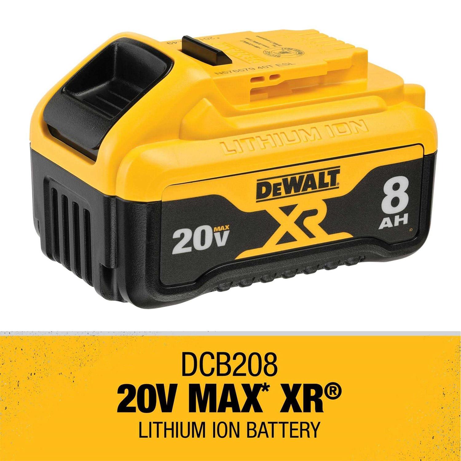 DeWalt DCB208 20V MAX XR 8Ah Battery - Image 3