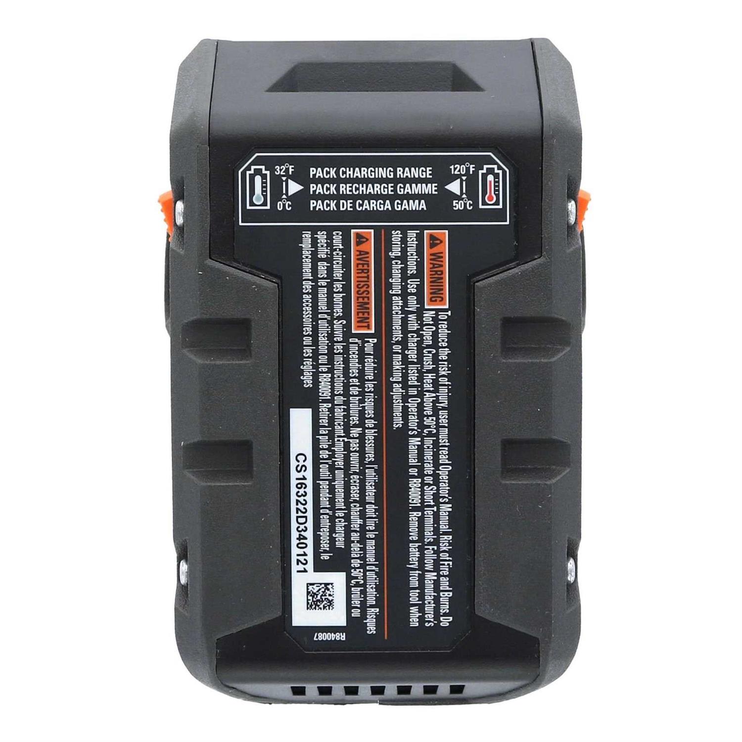 Ridgid AC840087P 18-Volt 4.0Ah Lithium-Ion Battery - Image 4