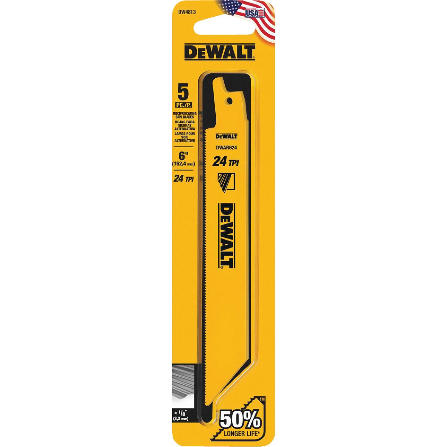 Dewalt Metal Reciprocating Saw Blade DW4813 - Image 2