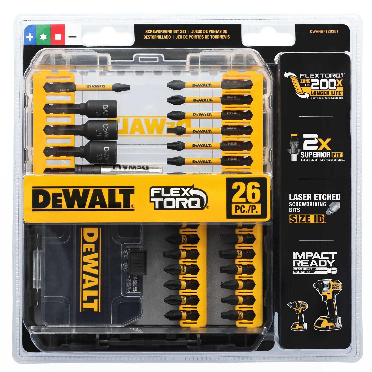 DEWALT Impact Ready FlexTorq Bit Set