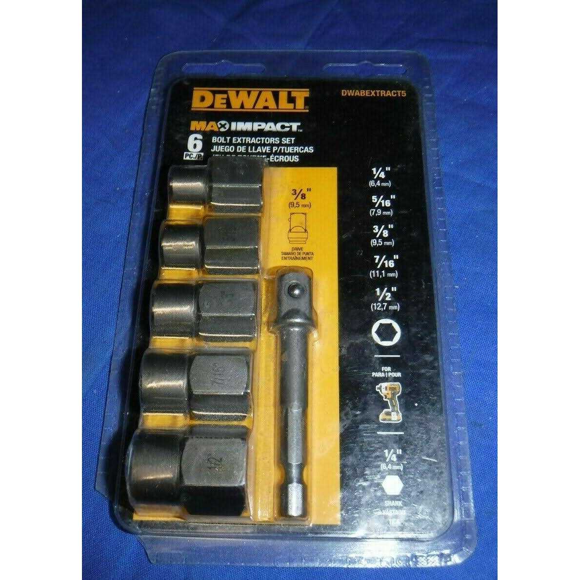 DeWalt MAX IMPACT Extractor Set - Image 3