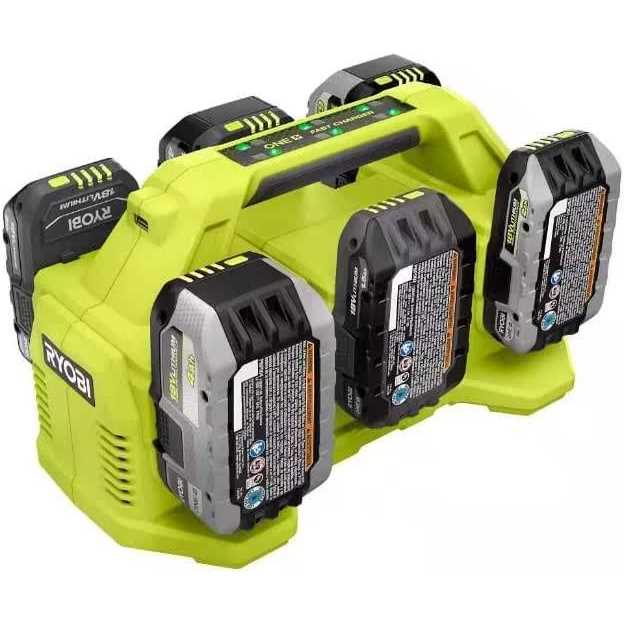 RYOBI ONE+ 18V 6-Port Fast Charger - Image 5