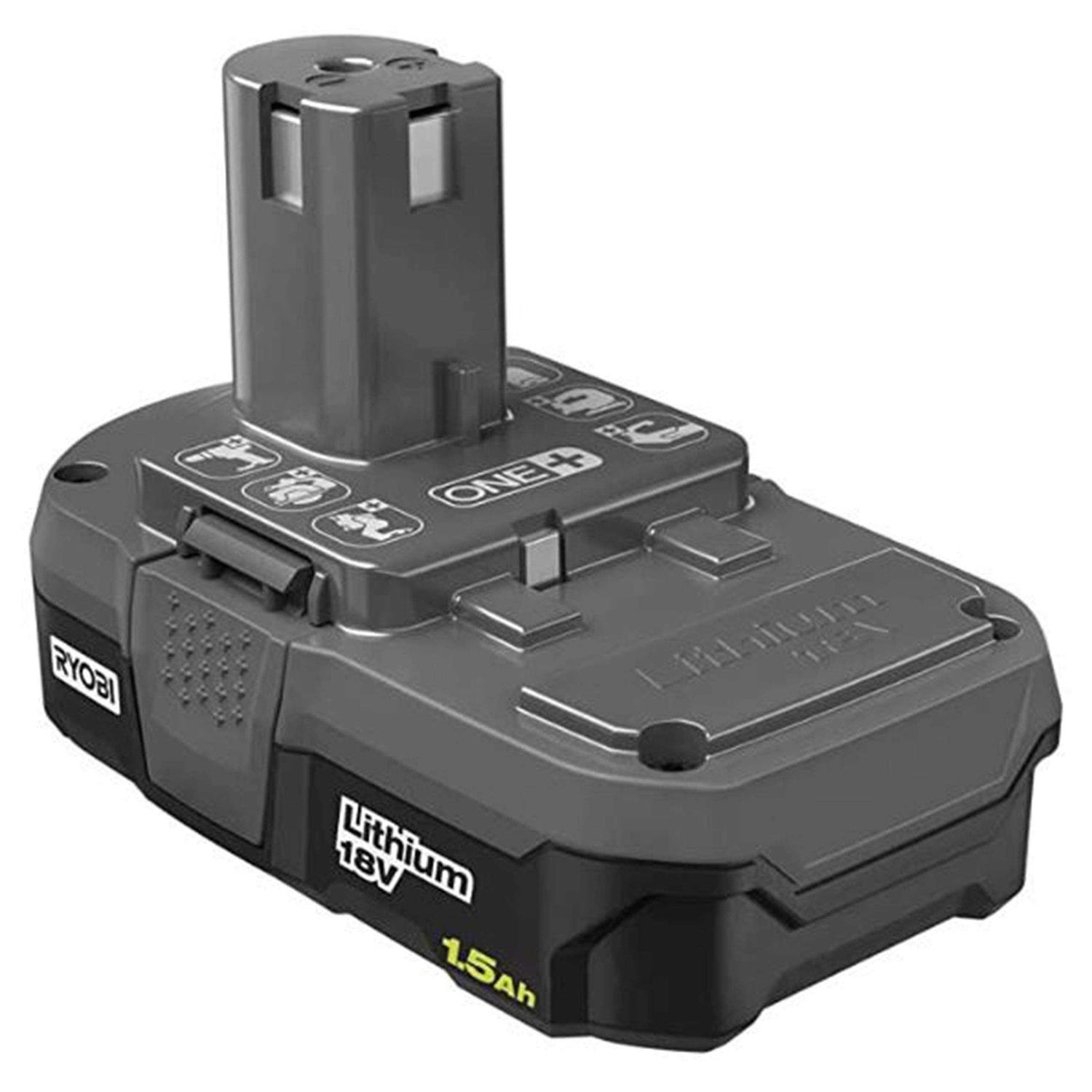 Ryobi P118B 18V Battery Charger and Ryobi P189 18V 1.5 Ah Battery Combo Pack - Image 3