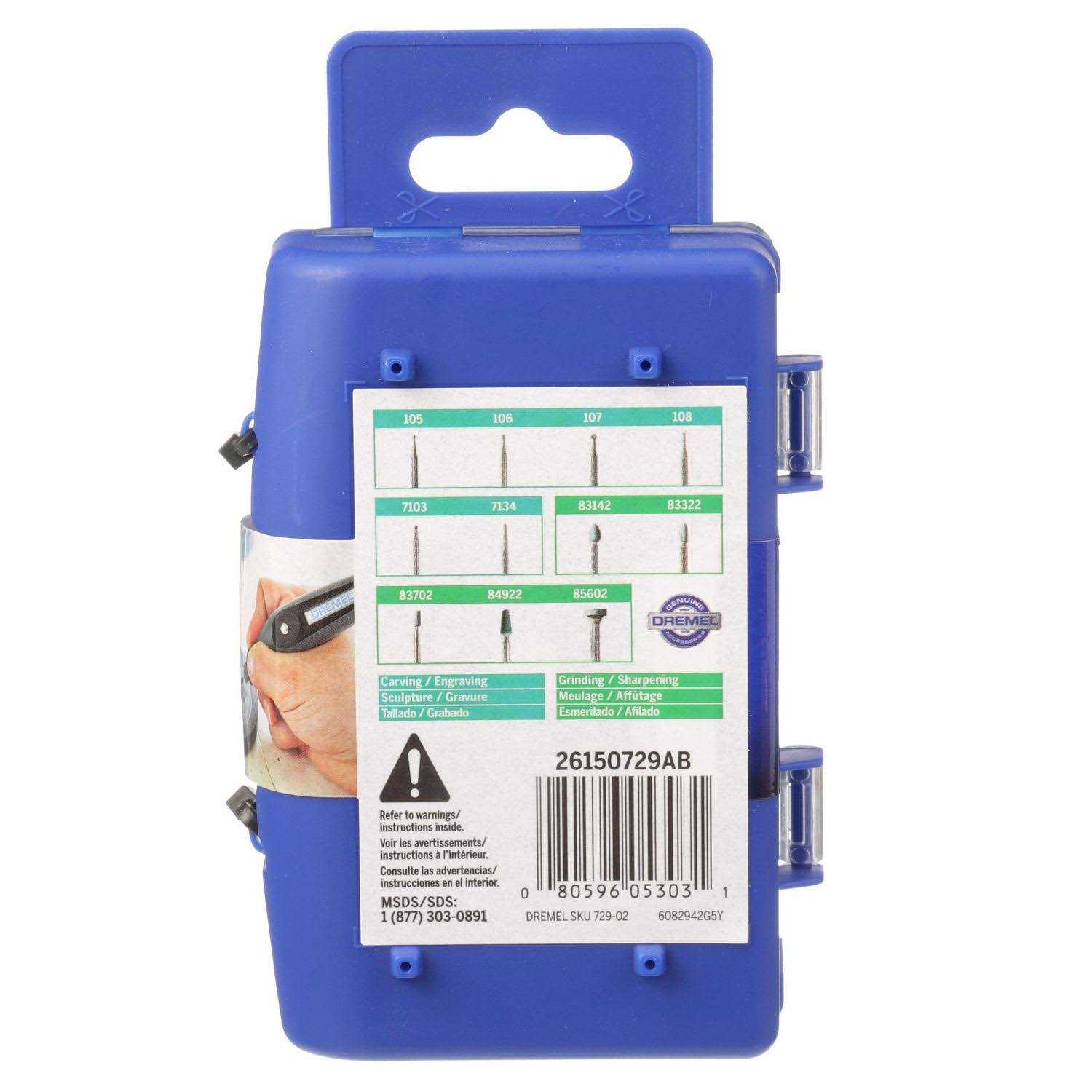 Dremel Carving/Engraving Accessory Kit 11 pc - Image 4