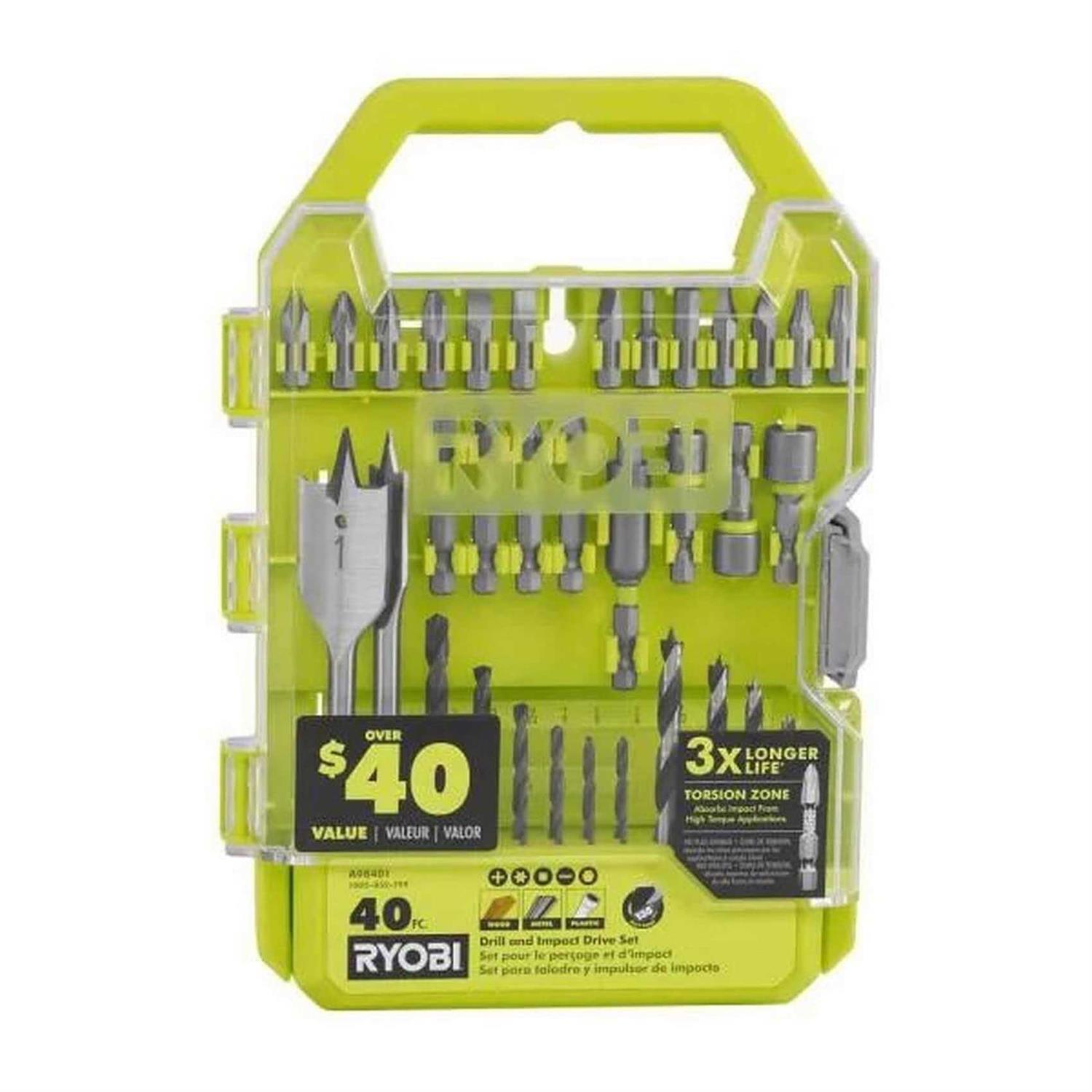 Ryobi A98401 Drill and Impact Drive Kit - Image 4