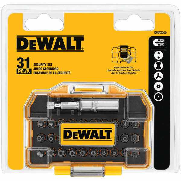 DeWalt Security Bit Set DWAX200