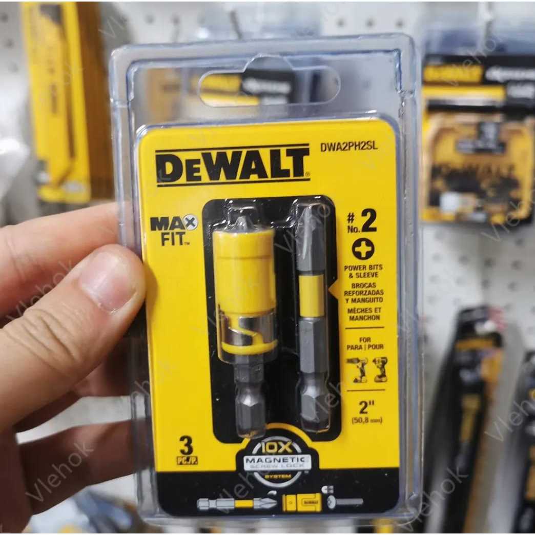 DeWalt DWA2PH2SL Maxfit Phillips Power Bit & Sleeve Set - Image 3