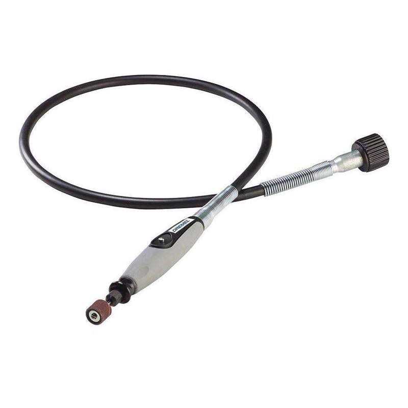 Dremel 225-01 Flex Shaft Rotary Tool Attachment with Comfort Grip and Long Cable