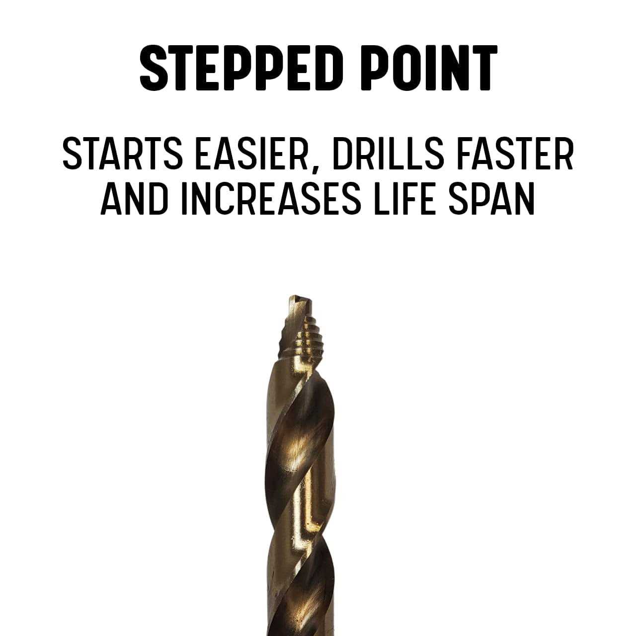 Drill America Cobalt Stepped Point Drill Bit - Image 2