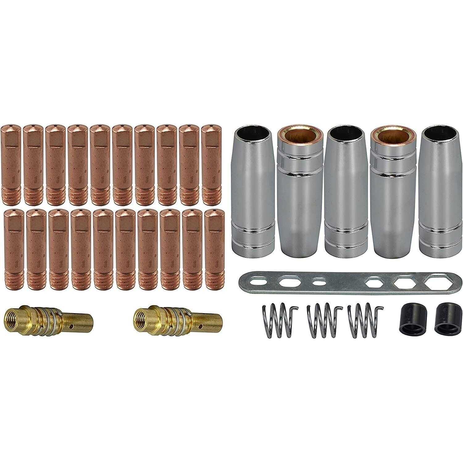 RIVERWELD Mb15 15ak Contact Tip M6 Tips Holder Difuser Shield cup Torch Neck For Mb15 15ak MIG Welding Torch 18pk - Image 4