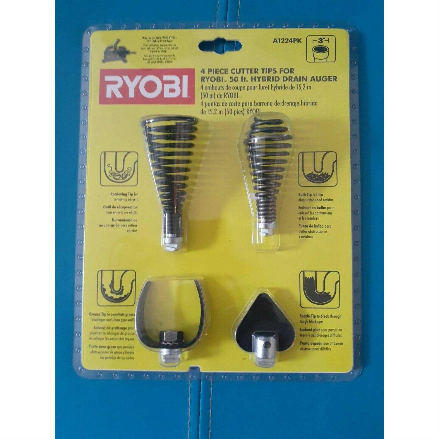 Ryobi Cutter Tips for Drain Auger P4003 - Image 4