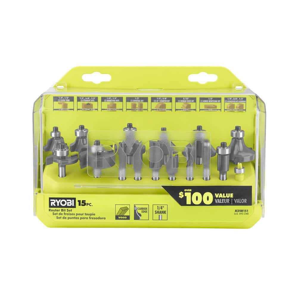 Ryobi A25R151 Shank Carbide Router Bit Set - Image 5