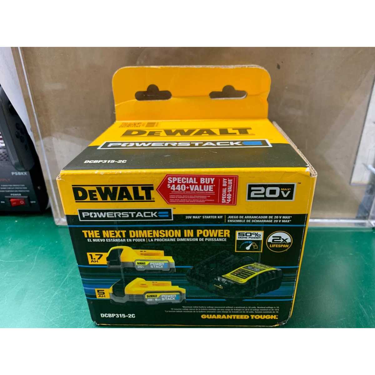 DeWalt DCBP315-2C 20V 5Ah and 1.7Ah Powerstack Starter Kit - Image 5