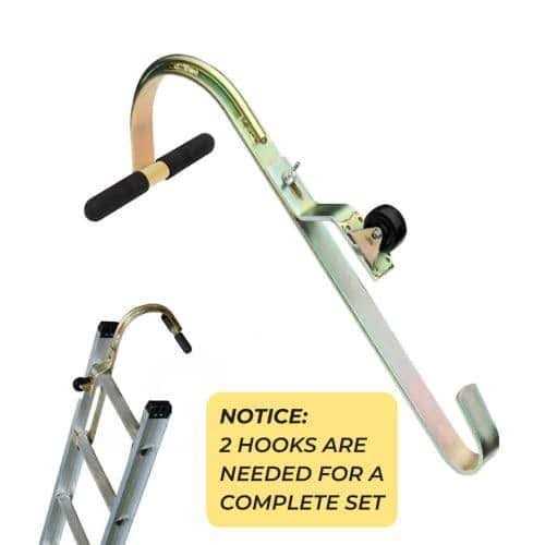 Roof Zone Ladder Hook with Wheel - Image 3