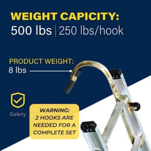 Roof Zone Ladder Hook with Wheel - Image 5