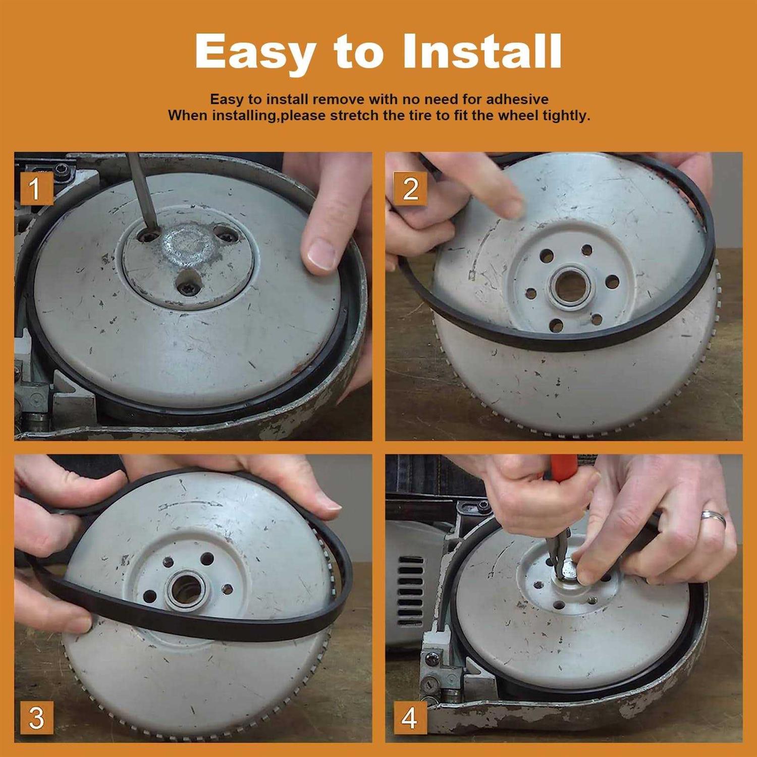 showingo 2 PACK 45-69-0030 Blade Pulley Tires Compact Band Saw Replacement For Milwaukee Bandsaw 2629-20 6242-6 2429-20 - Image 4