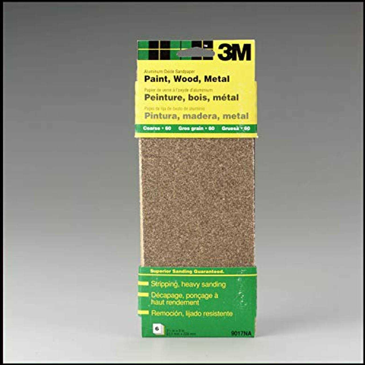 3M Aluminum Oxide Assorted Grit Sandpaper - Image 3