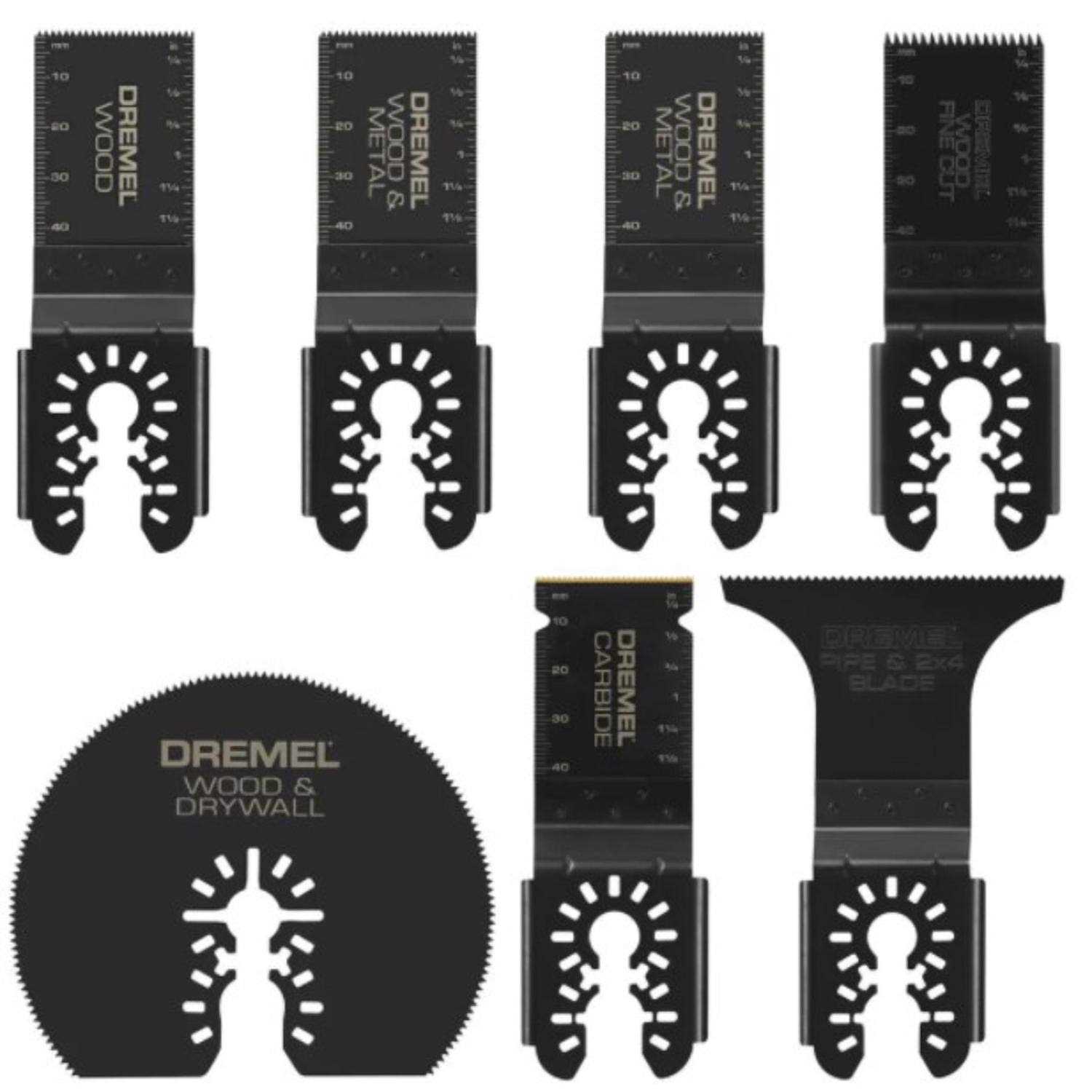 Dremel MM497U Oscillating Blade Set 7pc