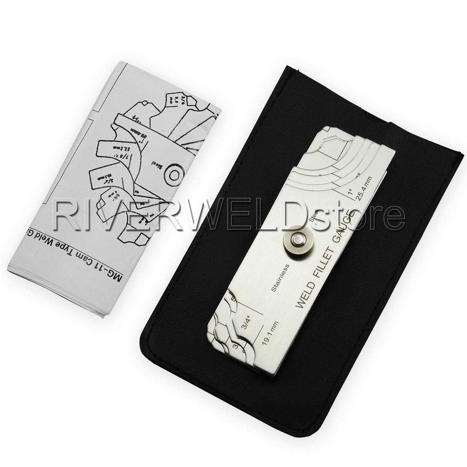 RIVERWELD 7piece Fillet Weld Set Gage Rl Gauge Welding Inspection Test Ulnar Metric & Inch - Image 3