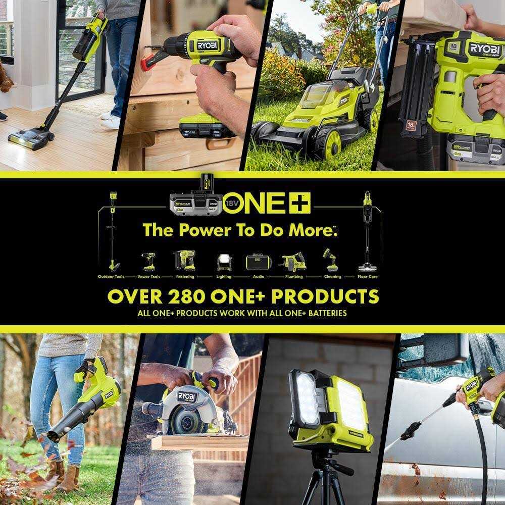RYOBI ONE+ 18V Lithium-Ion 2.0 Ah Compact Battery with 6-Port Charger - Image 5