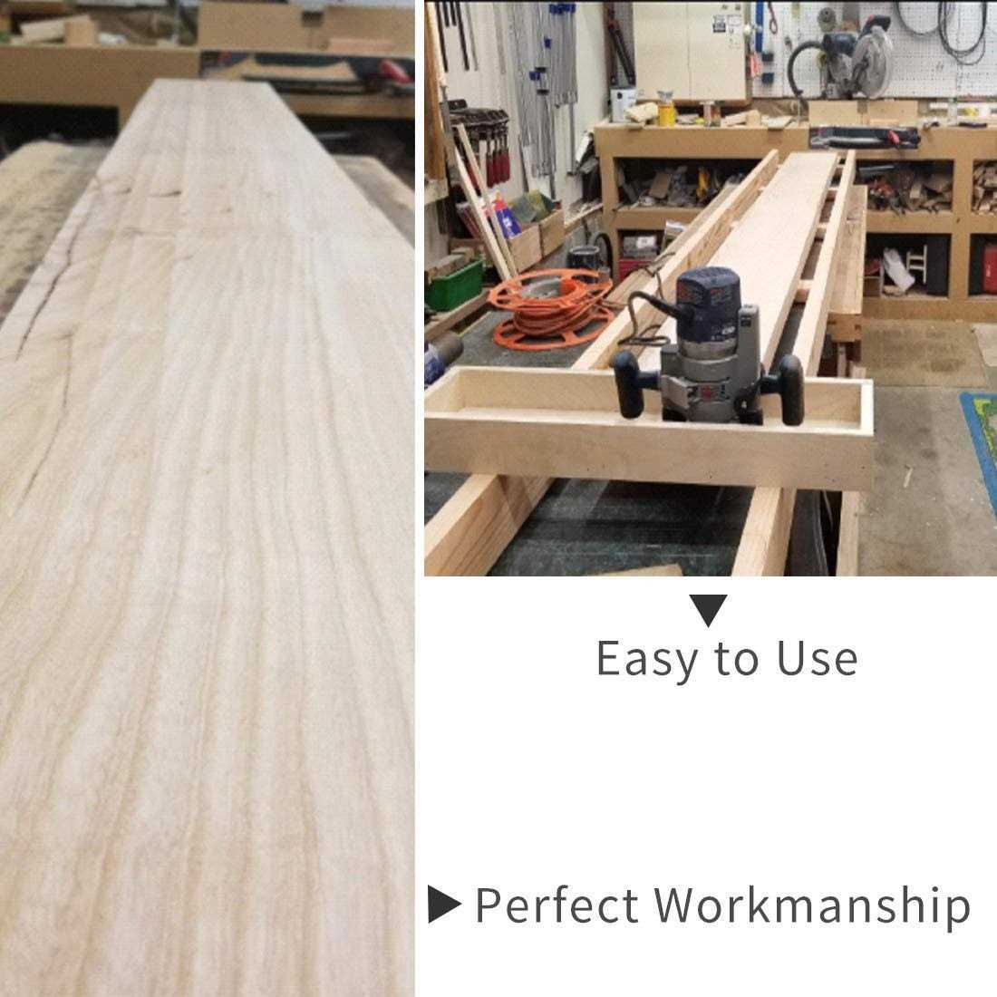 CNC Spoilboard Surfacing Router Bit 1/2 Shank Slab Flattening Router Bit Carbide Planer Router Bits Wood Milling Cutter Planing Tool Woodworking - Image 3