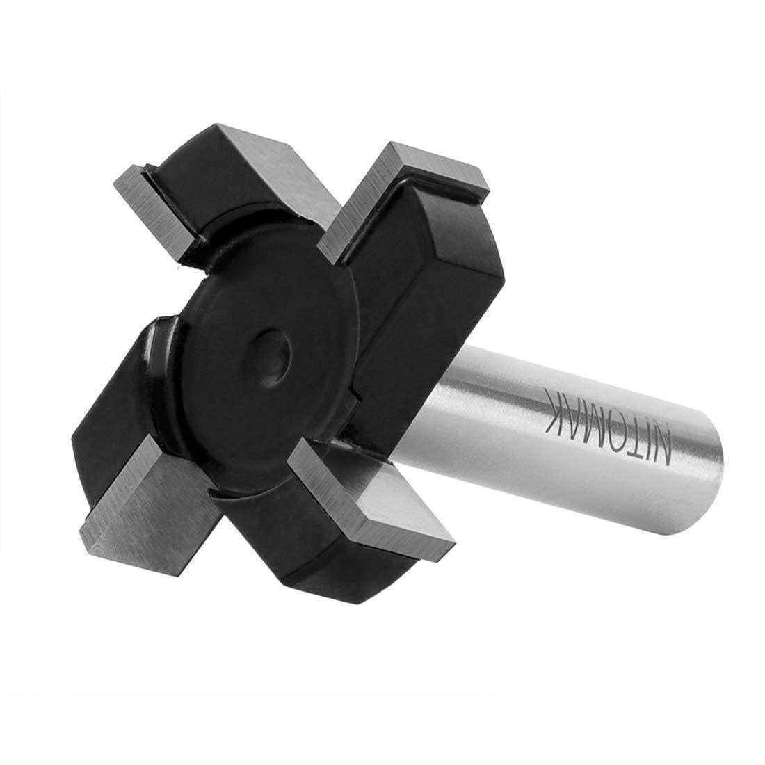 CNC Spoilboard Surfacing Router Bit 1/2 Shank Slab Flattening Router Bit Carbide Planer Router Bits Wood Milling Cutter Planing Tool Woodworking - Image 4