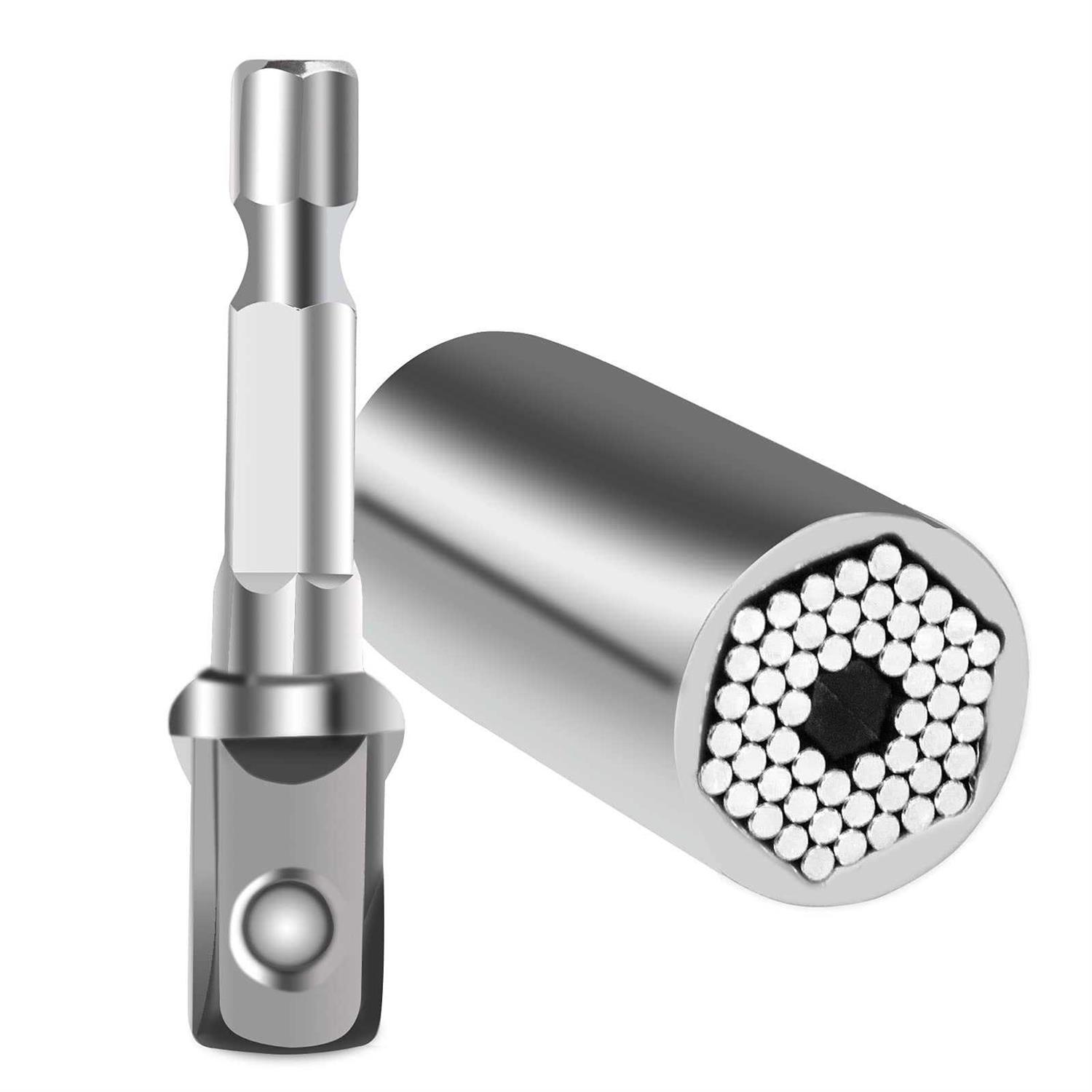 SHKIBY Universal Socket Tool Gift for Men Dad Socket Set with Power Drill Adapter Cool Stuff - Image 3