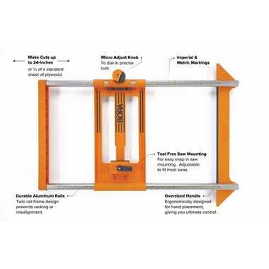 Bora NGX Twin Rail Rip Guide 546250 - Image 3