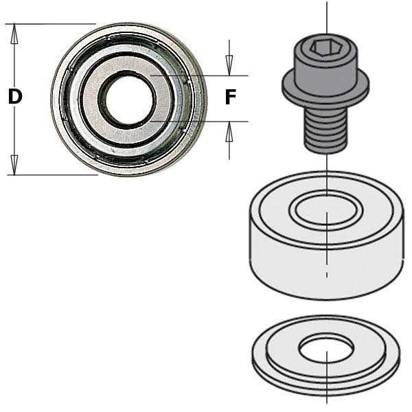 CMT 791.011.00 Bearing 3/4” - Image 4