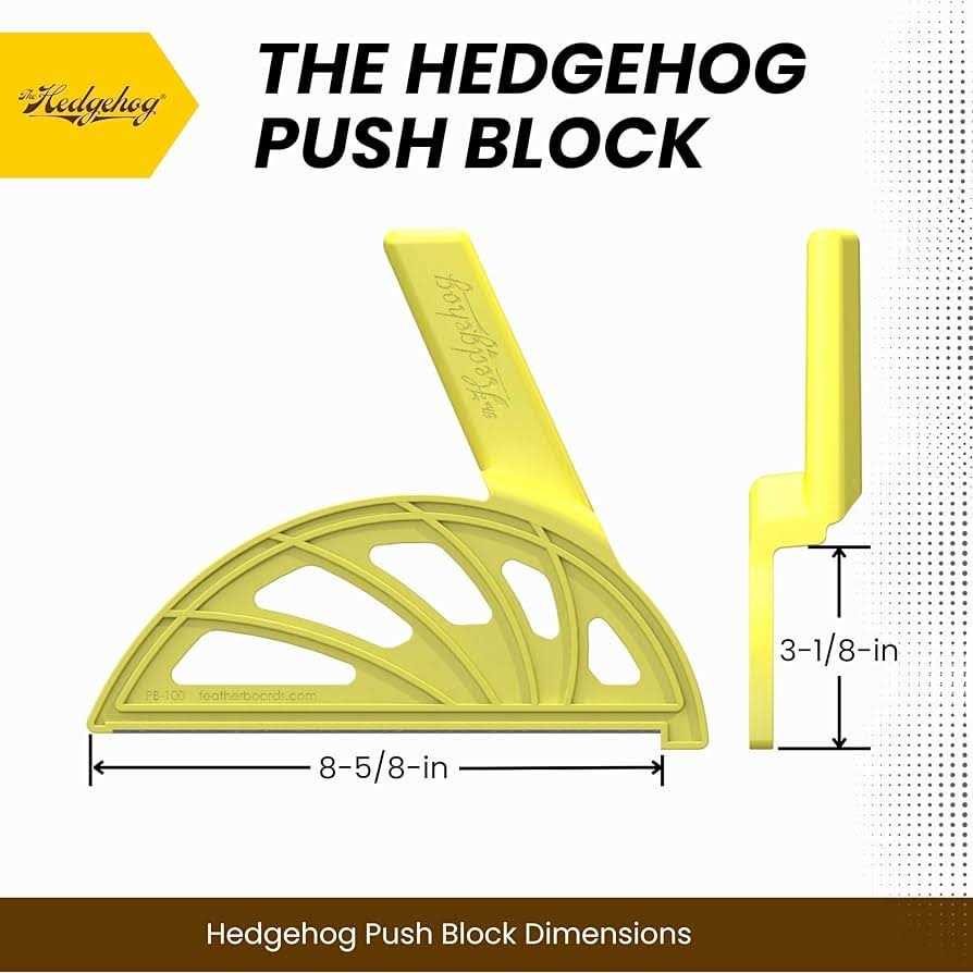 The Hedgehog Push Block For Table Saws, Router Tables, and Jointers - Image 3