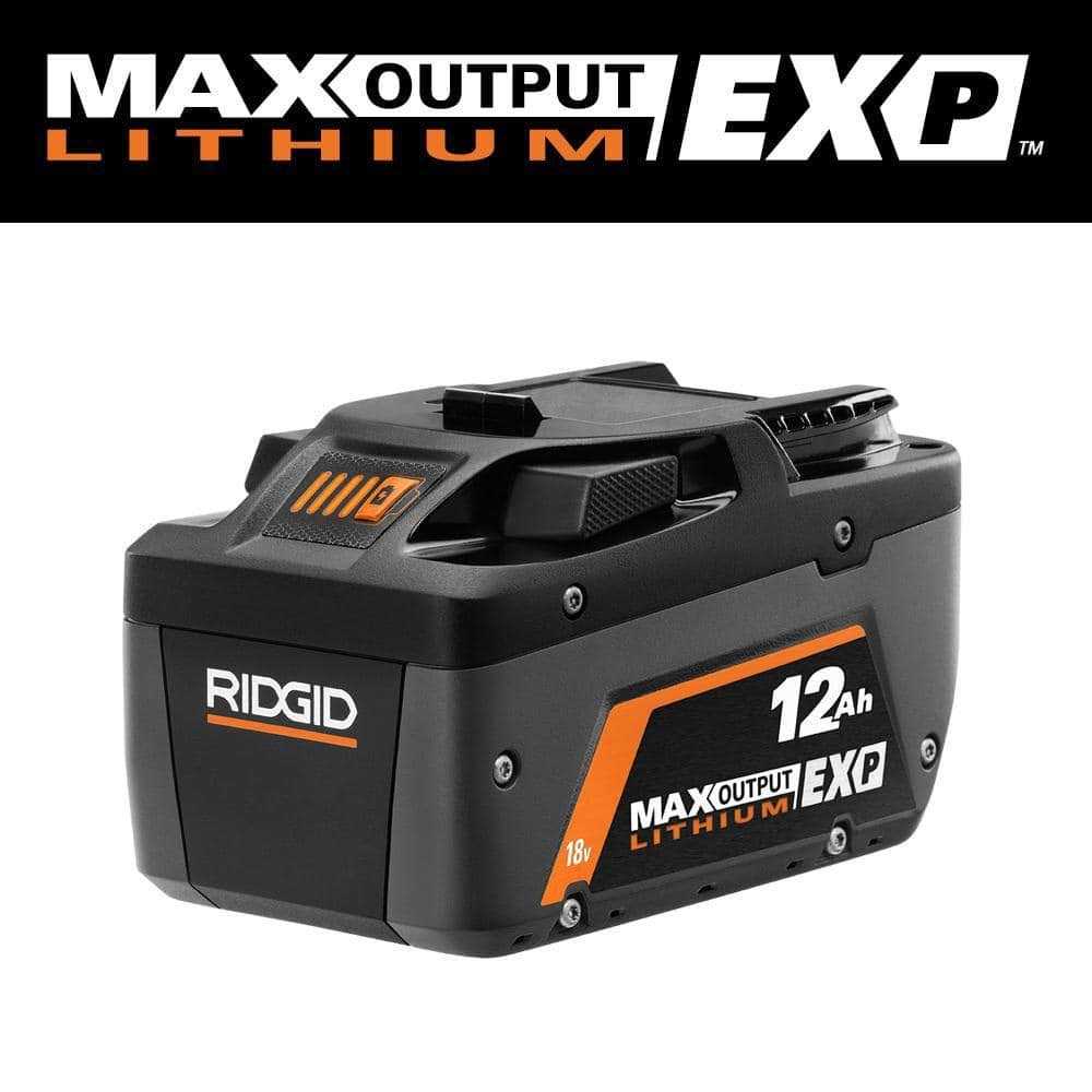 Ridgid 18V 12.0 Ah MAX Output Battery