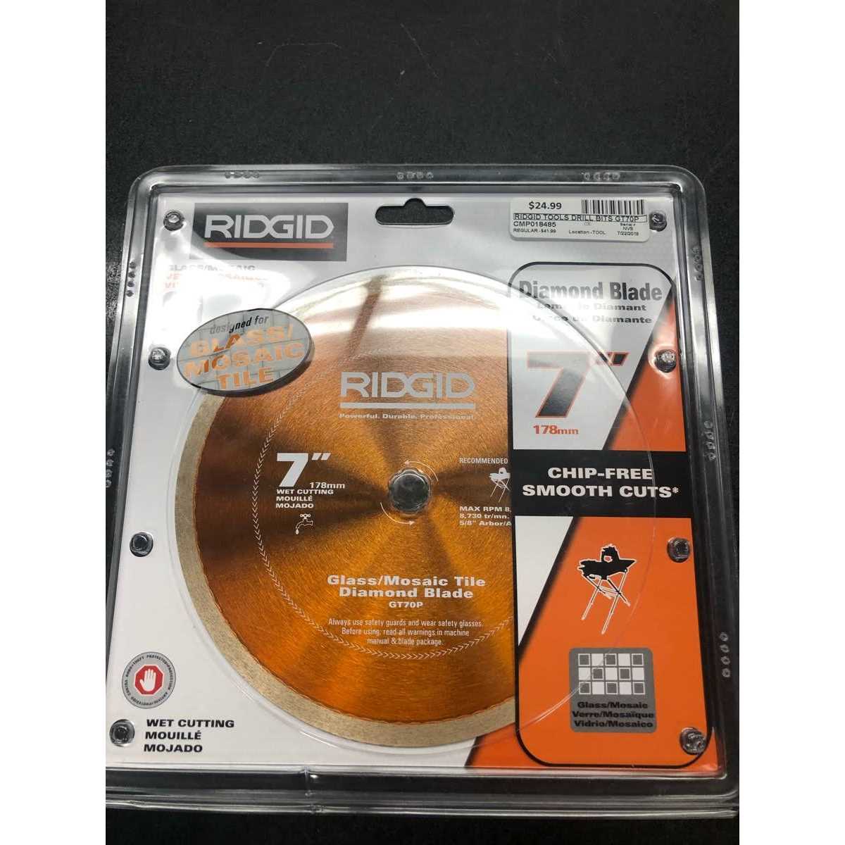 RIDGID 7 in. Glass Tile Blade - Image 5