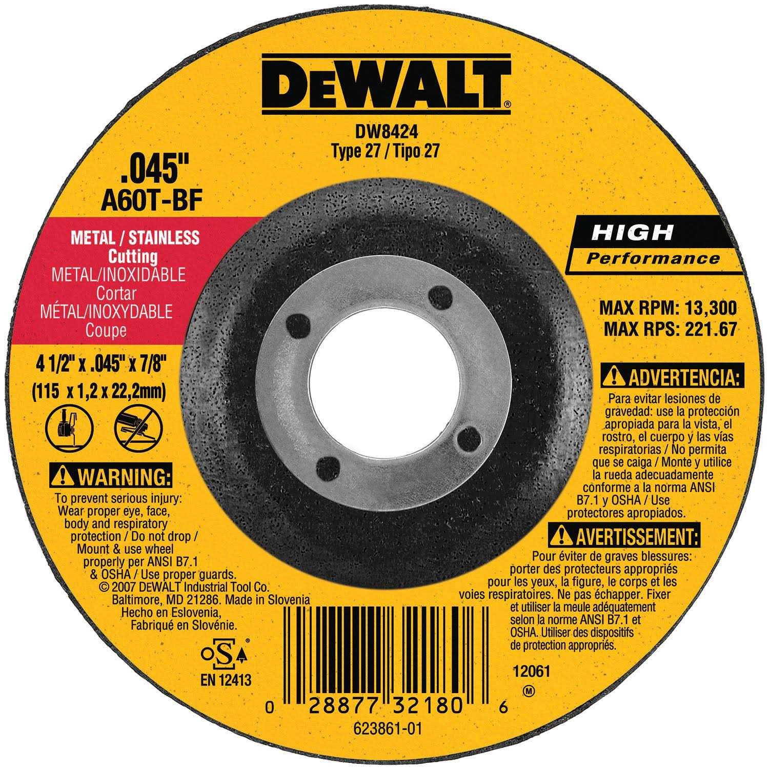Dewalt Cutting Wheel - Image 4