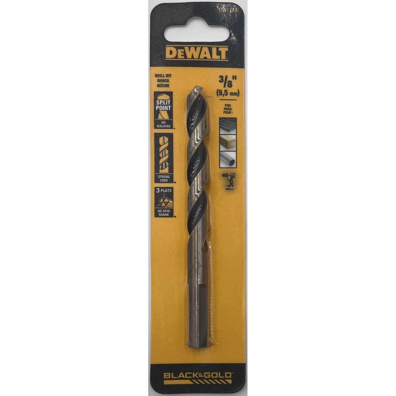 Dewalt DW1124 Black Oxide Drill Bit - Image 3