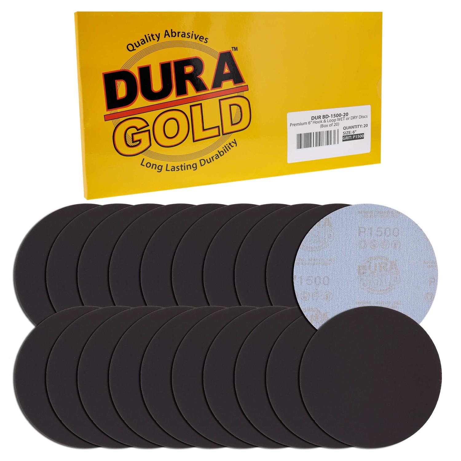 Dura-Gold Premium 6 Wet or Dry Sanding Discs Grit