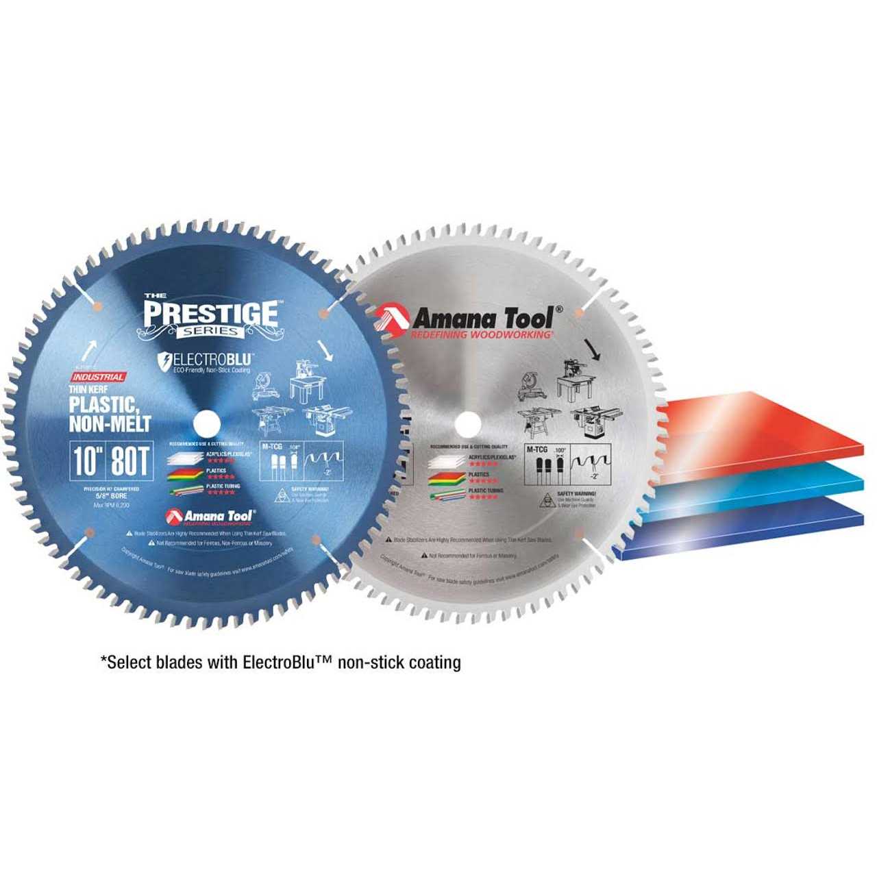 Amana LB10801-30 Carbide Tipped Non-Melt Plastic 10 inch Dia x 80T M-TCG - Image 3