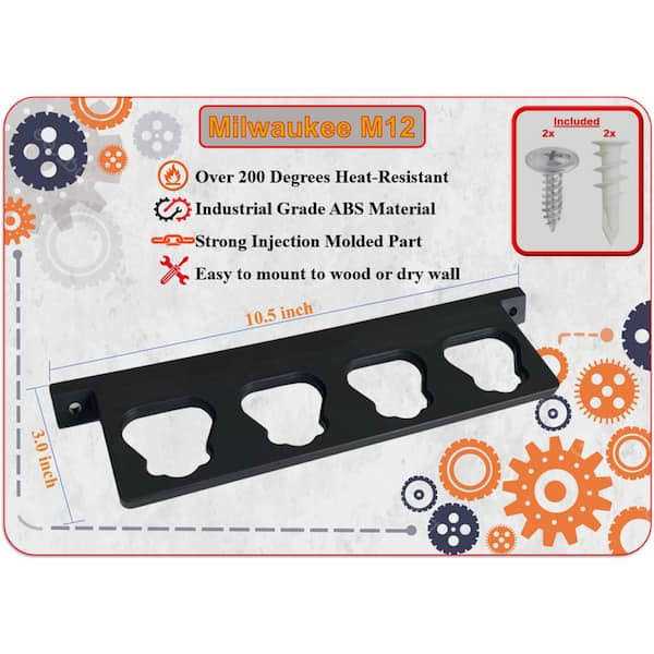 Smart Soultions Milwaukee Battery Holder M12 - Image 5