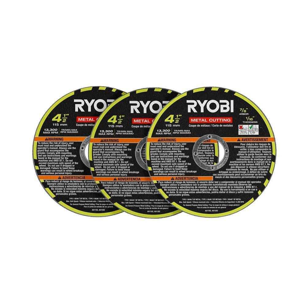 Ryobi 4-1/2 in. Metal Cutting Wheel - Image 3