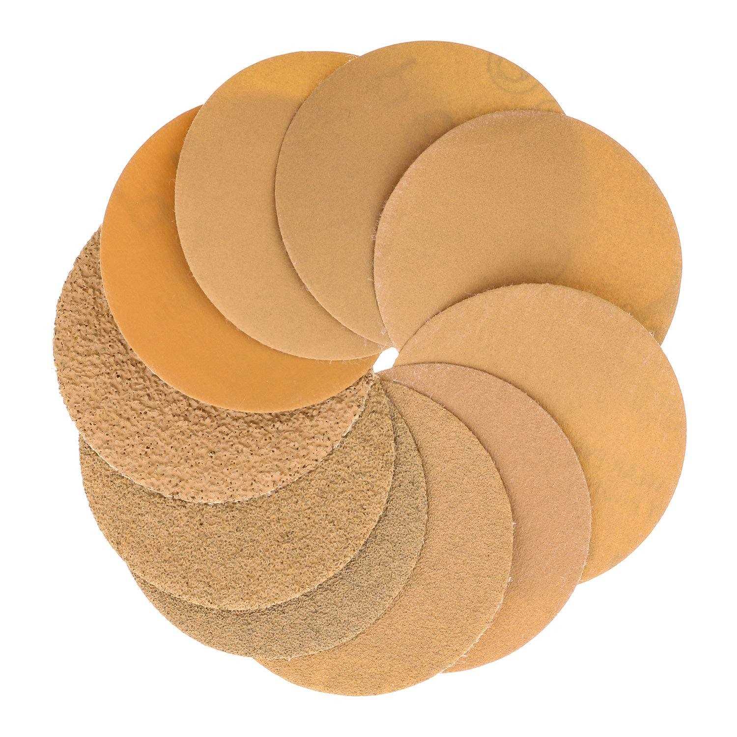 Dura-Gold Premium Gold Hook & Loop Sanding Discs Variety Pack - Image 2