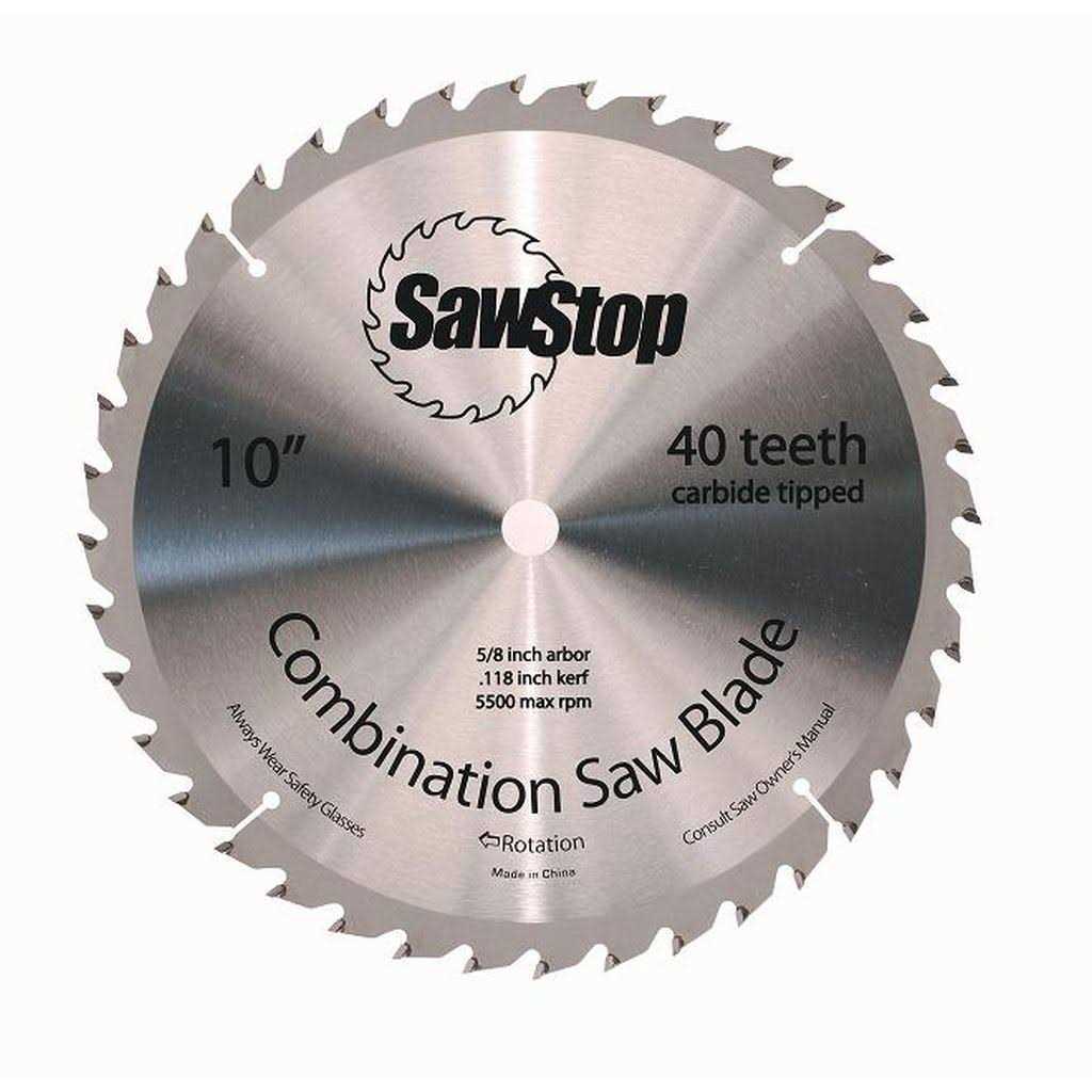 SawStop BTS-R-40ATB Titanium Series 40 Tooth Blade - Image 3